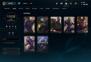 Conta lol 1508 skins (pax tf) - League of Legends