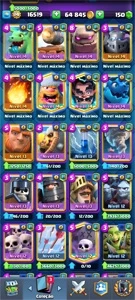 Conta nível 14 com campeões - Clash Royale