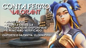 CONTA FERRO 1 SMURF VALORANT! (PRONTA ENTREGA)