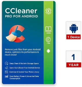 CCleaner Professional (Android) 1 Ano - Gift Cards