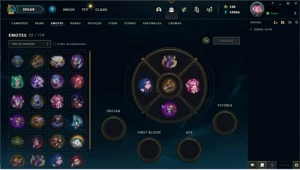 Conta diamante III 55%wr - League of Legends LOL