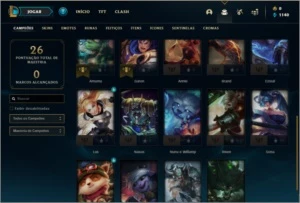 Conta Platina 1 - League of Legends LOL