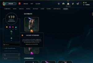 Conta Lol Mmr Challenger I +1440 Skins I 22K Gasto Na Conta - League of Legends