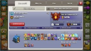 CLASH O CLANS CV12/BH8 SEMI FULL - Clash of Clans