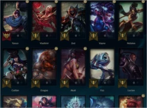 CONTA PLATINA 1 SMURF - League of Legends LOL
