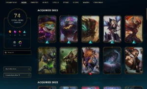 conta plat com skin ultimate - League of Legends LOL
