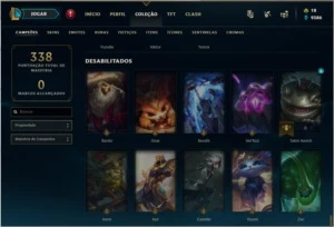 Conta lol 200 skins - League of Legends