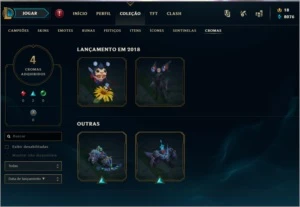 Conta lol 200 skins - League of Legends