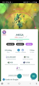 Conta Monstra Lv50 Mewtwo Armadura & Rayquaza 100% - Pokémon