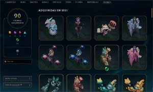 MAIN SUP + 181 SKINS TOTAL / LVL 421 / UNRAKED / TODOS DADOS - League of Legends LOL