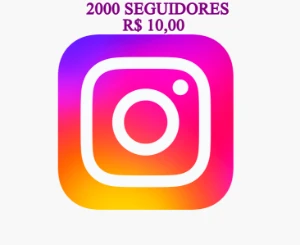 2000 Seguidores R$ 10,00 - Garantia Reposição 90 dias - Redes Sociais