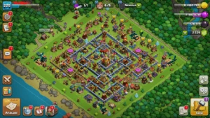 Clash of clans cv 16 semi-full