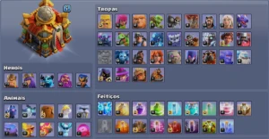 Clash of clans cv 16 semi-full
