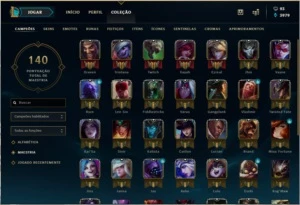 Conta Diamond 2 SOLOQ e DIAMOND 1 FLEX X5 - League of Legends LOL