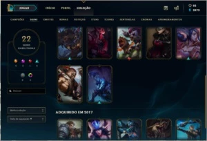 Conta Diamond 2 SOLOQ e DIAMOND 1 FLEX X5 - League of Legends LOL