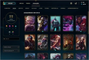 Conta Diamond 2 SOLOQ e DIAMOND 1 FLEX X5 - League of Legends LOL