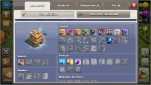 Centro de Vila 7 Rushado!! - Clash of Clans
