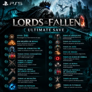 Lords Of The Fallen (PS5) - Armas, Atributos, Runas e mais!! - Outros