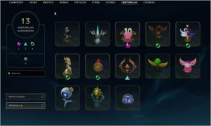 Vendo Plat IV 65 campeões 40 skins - League of Legends LOL