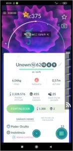 Unown J shiny - Pokemon GO