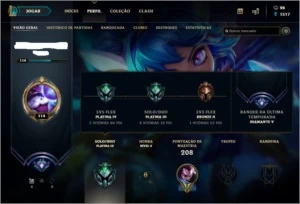Conta Platina  3 | 18 skins  | MMR Alto - League of Legends LOL