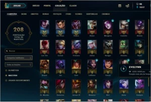 Conta Platina  3 | 18 skins  | MMR Alto - League of Legends LOL