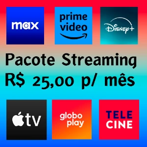 Acesso grupo de streaming (Max, Amazon, Disney, Apple TV...) - Assinaturas e Premium