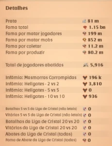 Conta Quase Full Spec - Top1 - Albion Online