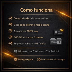 ☁️ pCloud 500 GB – Conta Privada – 3 Meses – Acesso Total⚡📫 - Softwares e Licenças