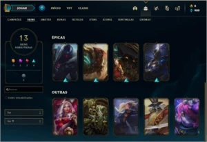 Conta Unranked (upada no dedo sem bot) - League of Legends LOL