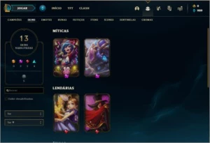 Conta Unranked (upada no dedo sem bot) - League of Legends LOL