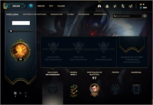 Conta Unranked (upada no dedo sem bot) - League of Legends LOL
