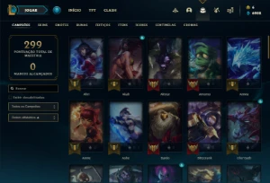 Conta de 2015 - Unranked - League of Legends LOL