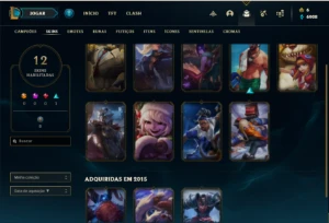 Conta de 2015 - Unranked - League of Legends LOL