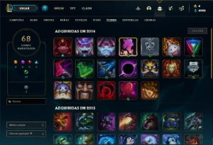 Conta de 2015 - Unranked - League of Legends LOL