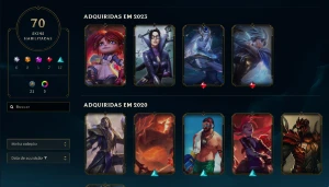 Conta Plat 3 na md5 ainda - League of Legends LOL