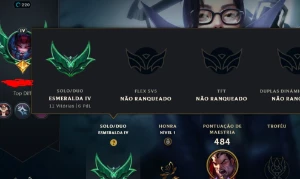 Conta Plat 3 na md5 ainda - League of Legends LOL