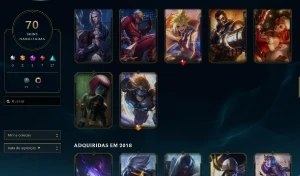 Conta Plat 3 na md5 ainda - League of Legends LOL