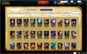 Conta de League of Legends Diamante 3 LOL