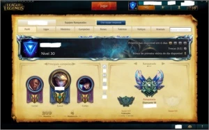 Conta de League of Legends Diamante 3 LOL