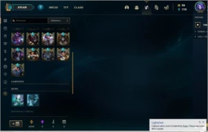 Conta top D+ - League of Legends LOL