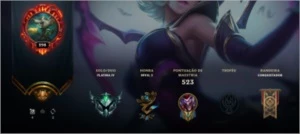 Conta Lol Plat IV, 465 skins - League of Legends