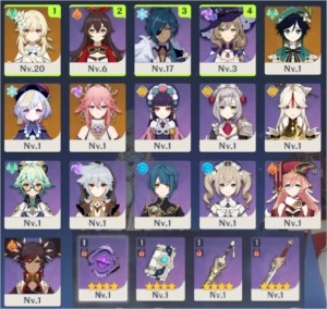 Reroll Venti, Yae Miko e Qiqi - Genshin Impact