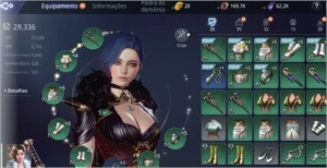Mir4 conta lvl 40 pronta entrega, 62k aço negro incluso