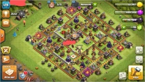 Cv11 Único dono heróis bem upados - Clash of Clans