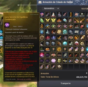 CONTA 730 GS AO SEU DISPOR - Black Desert