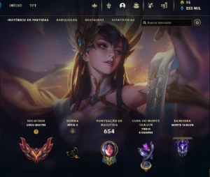 conta Gm Season 1 final - League of Legends LOL