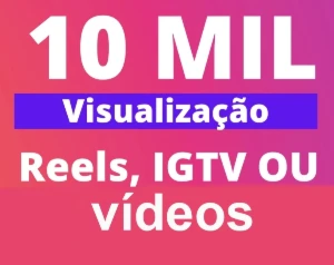 Instagram Visualizações 30K - Redes Sociais