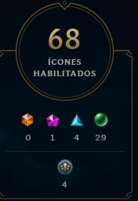 Conta Diamante 1 - 54 campeões 21 skins - League of Legends LOL