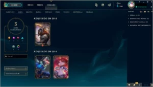 CONTA LOL GOLD 5 - League of Legends